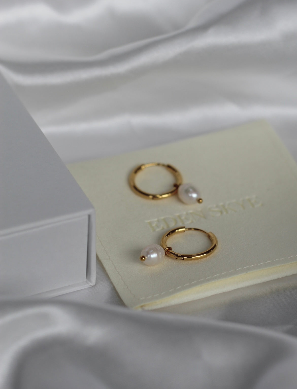 Tiana Pearl Hoops