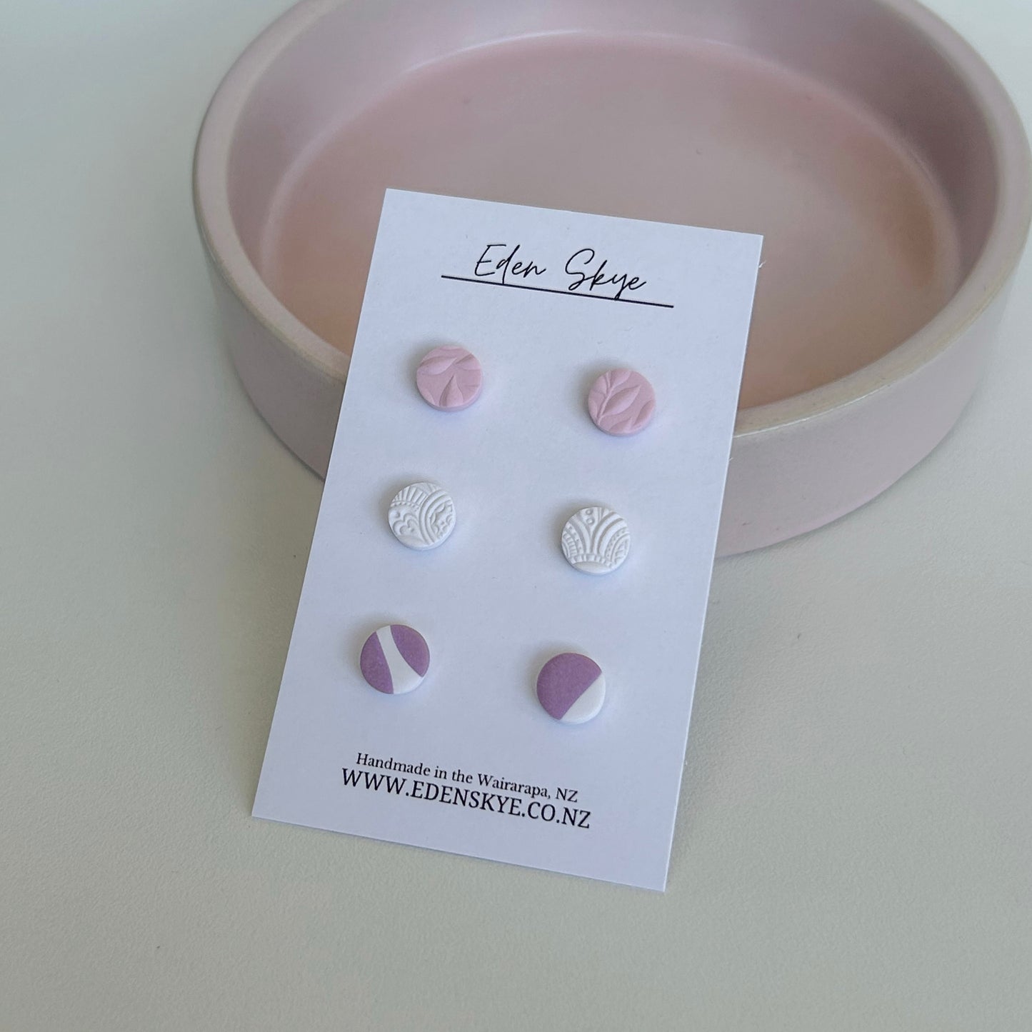 Kids Stud Pack - Eden Pink, Quinn White, Multi Colour