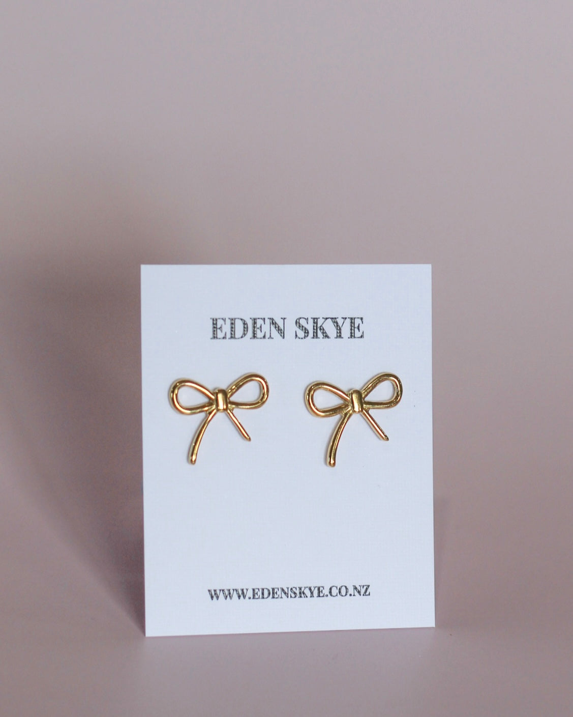 Bow Studs - Gold