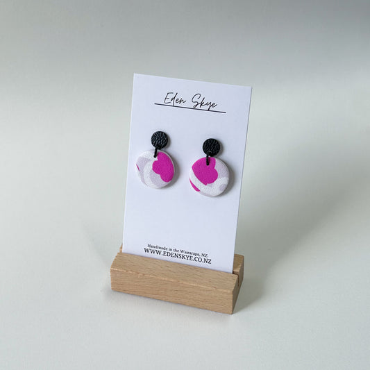 Midi Earrings - Multicoloured with Texture
