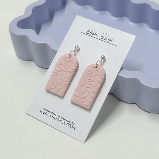 Eden Dangle Earrings - Blush Pink