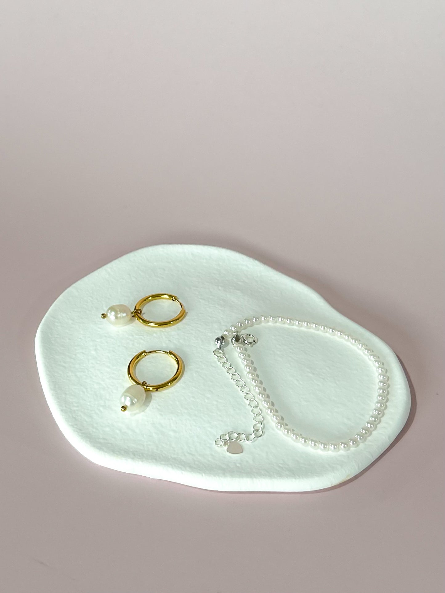 Tiana Pearl Hoops