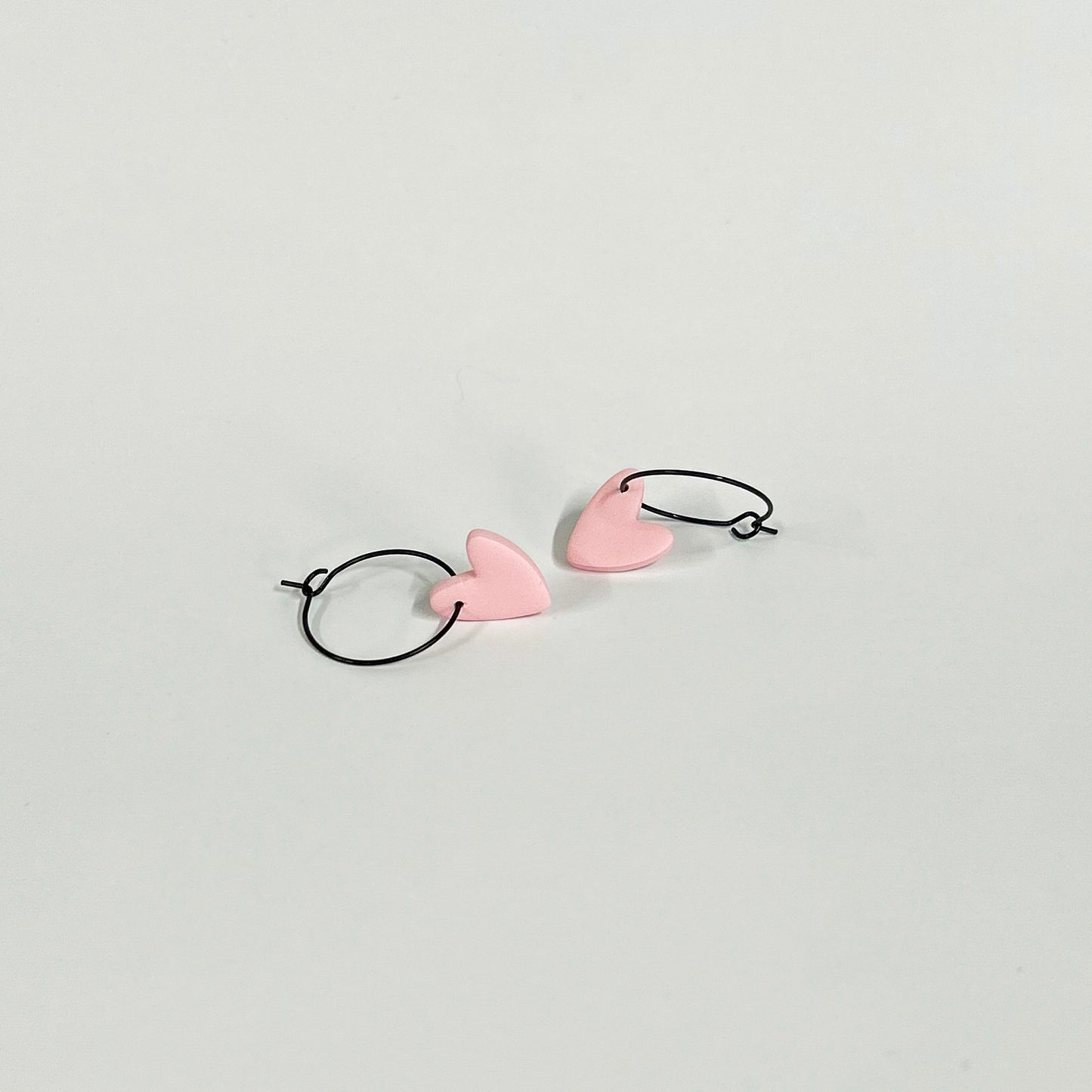 Mother’s Day Heart Hoops - Black Hardware