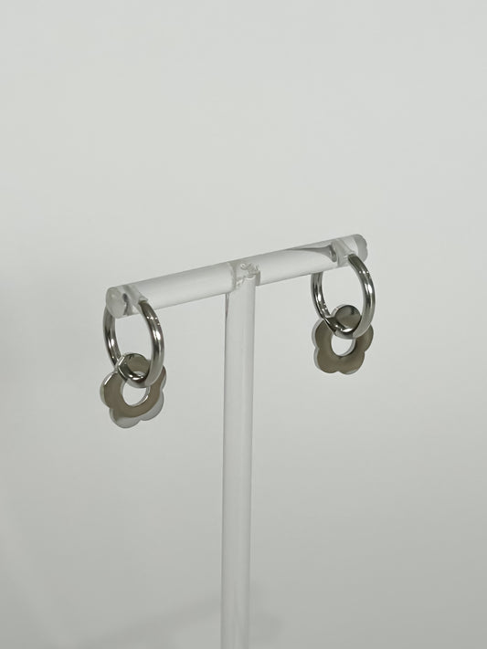 Polly Hoops - Silver