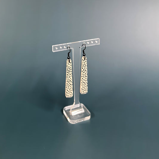 Geo Drop - SPECKLED / BONE