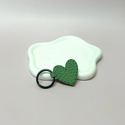 PRE ORDER - Personalised Bag Charm - Leather Look Heart