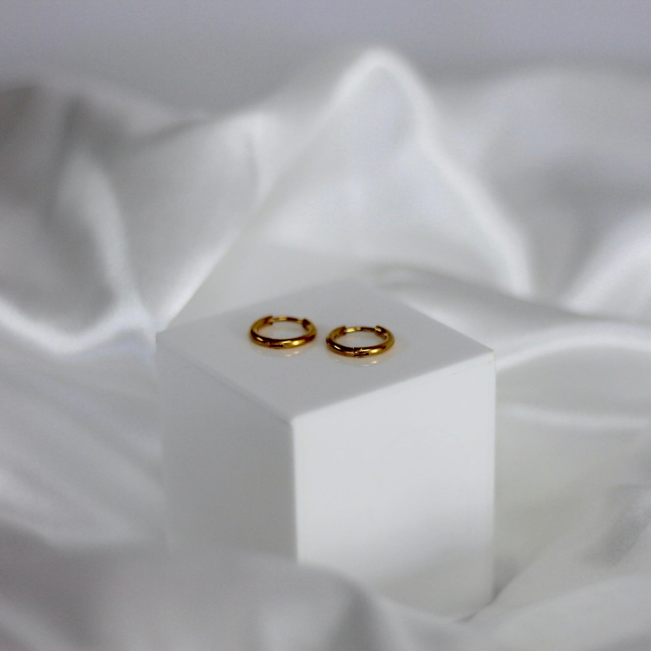 Classic Huggie Hoops - Gold