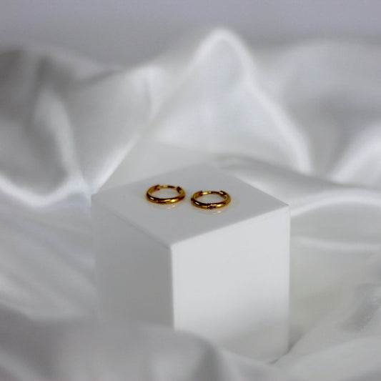 Classic Huggie Hoops - Gold