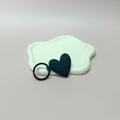 PRE ORDER - Personalised Bag Charm - Leather Look Heart