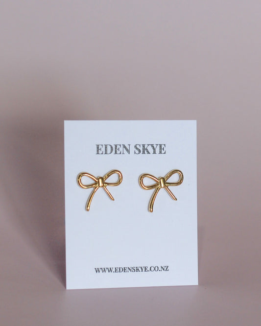Bow Studs - Gold