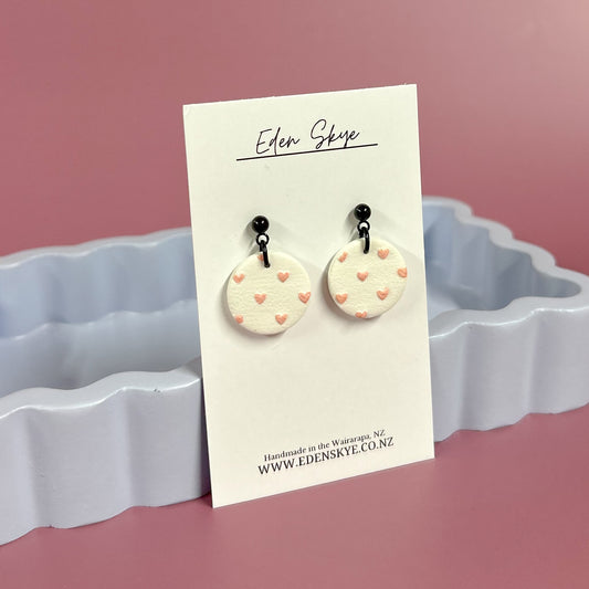 Mother’s Day White and Pink Heart Midi