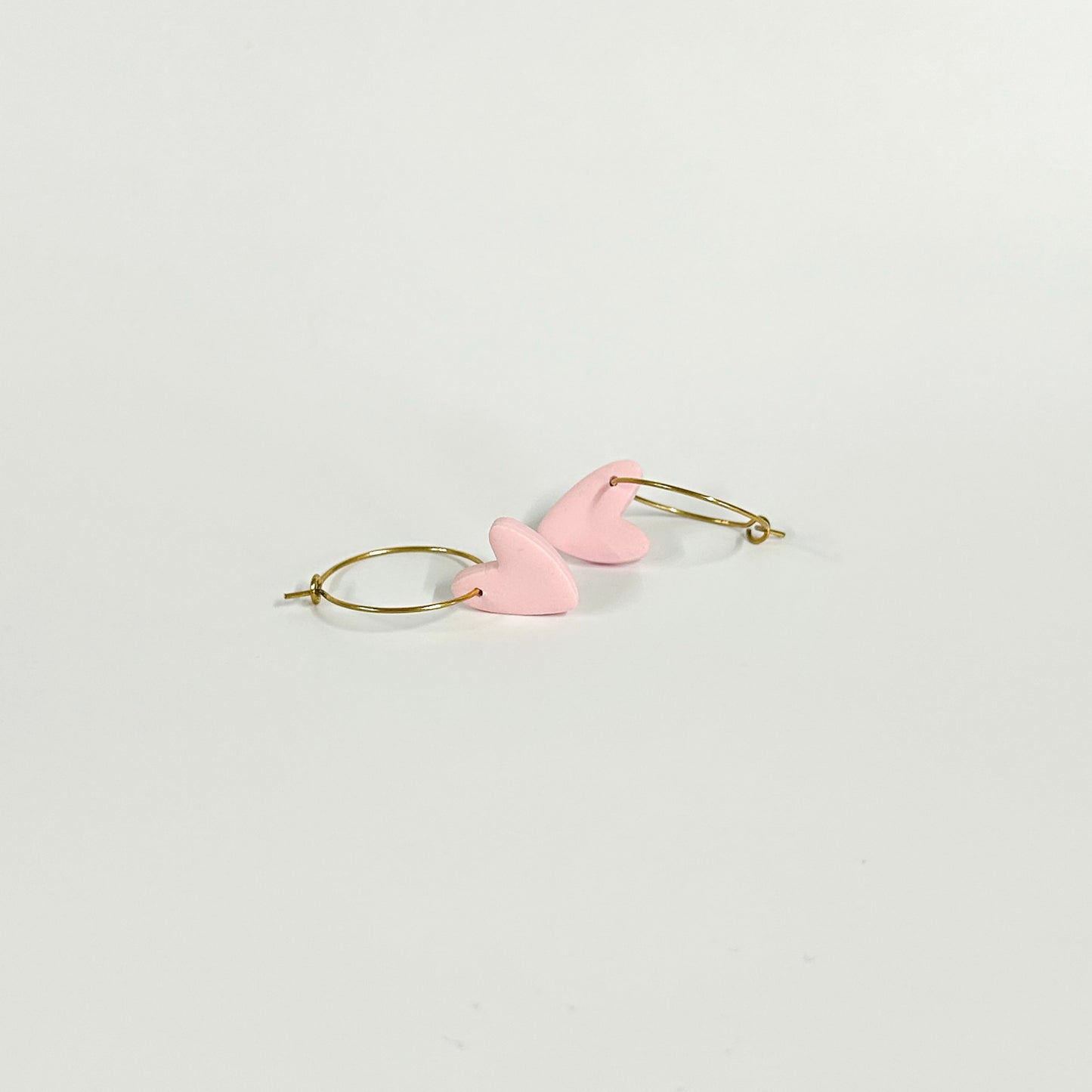 Mother’s Day Heart Hoops - Gold Hardware