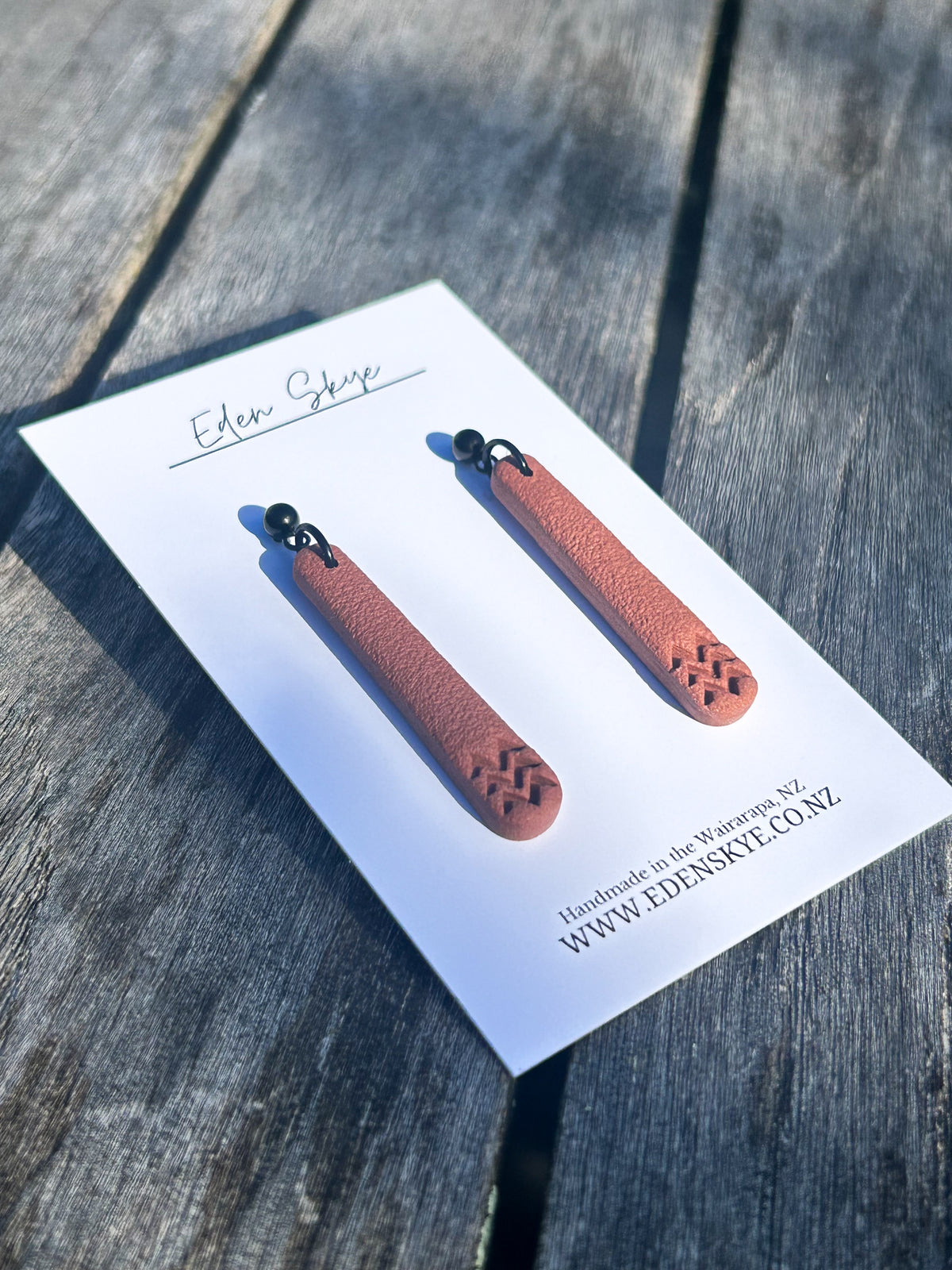 Keiha Dangles - Cocoa Textured