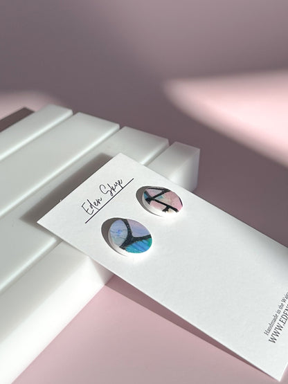 Studs - Stained Glass Look With Resin Coating