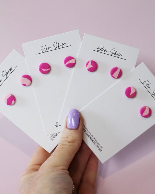 Studs - Multicoloured with Texture