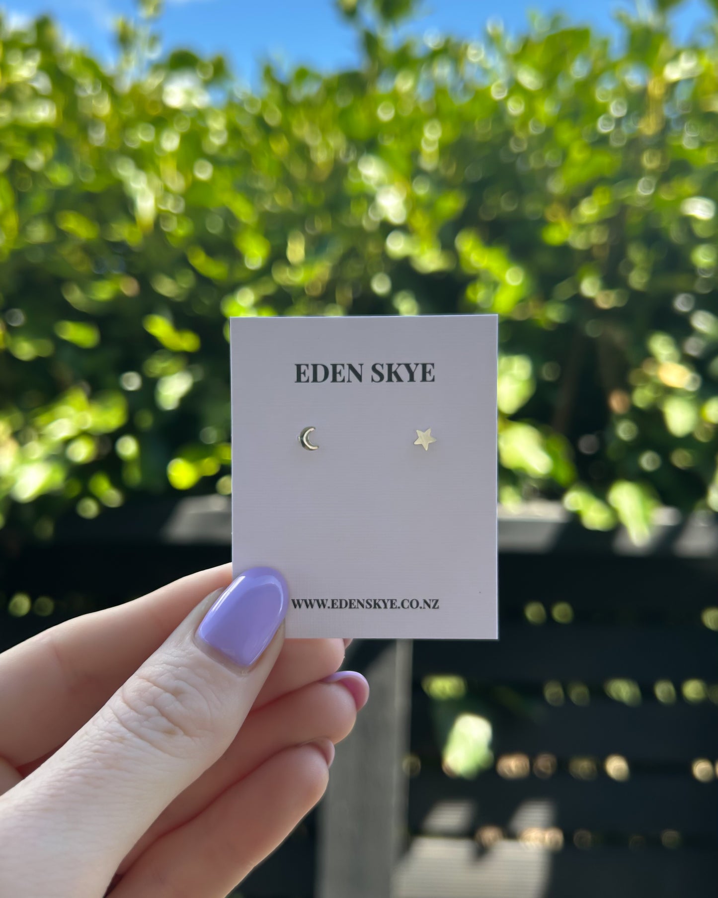 Moon + Star Duo Studs