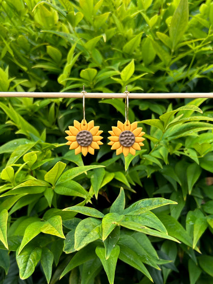 Sunflower Hoops - Large